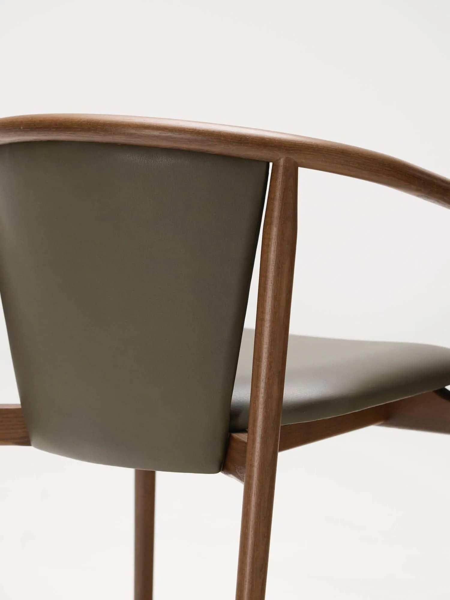 Otway Armchairs with Olive Leather (6)