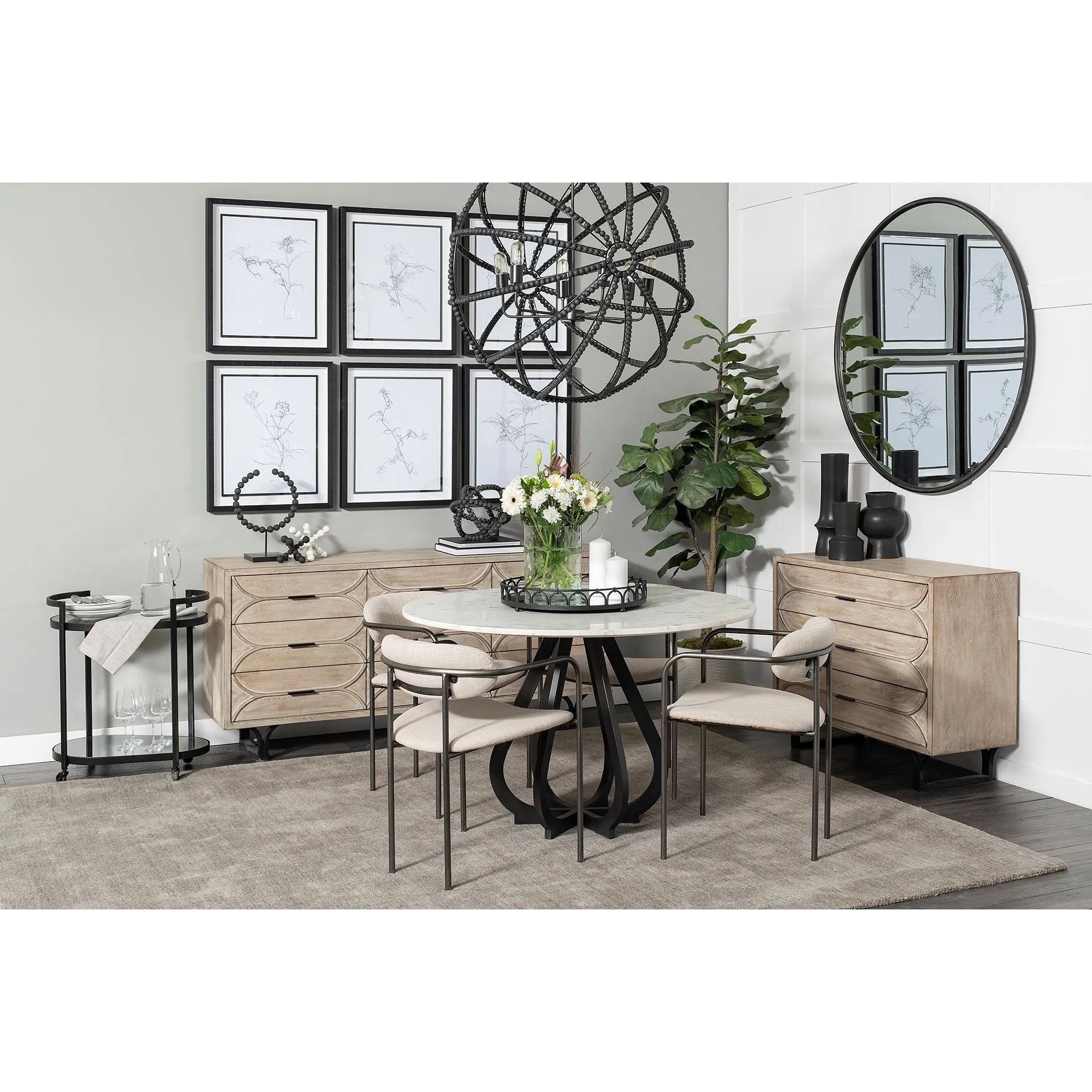 Parker Dining Chair | Beige