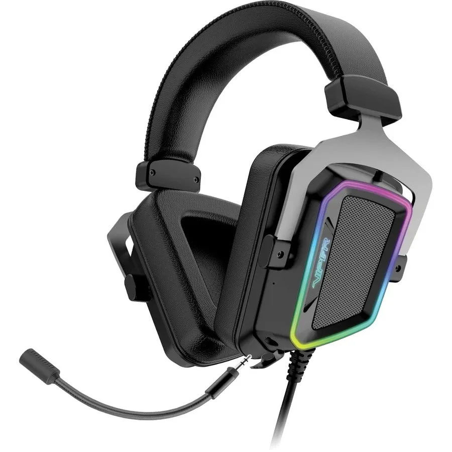 Patriot PV3807UMXEK Viper V380 Virtual 7.1 Surround Sound PC Gaming Headset with ENC Microphone and Full Spectrum RGB