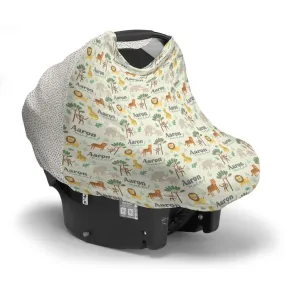 Personalized Car Seat Cover | Jungle Safari