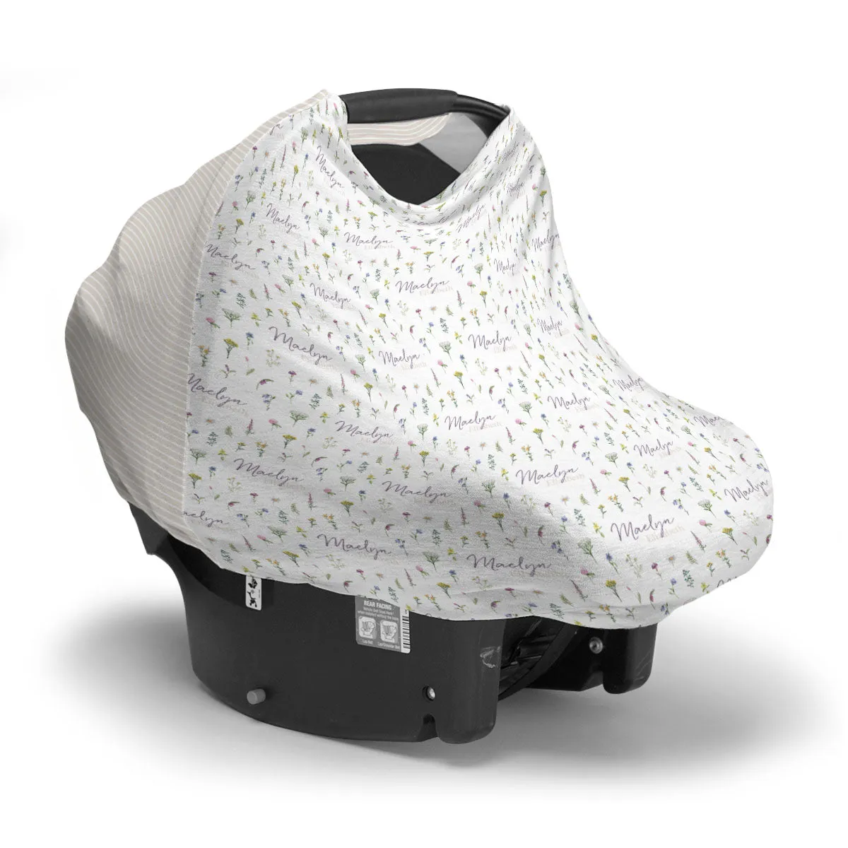 Personalized Car Seat Cover | Meadow Floral