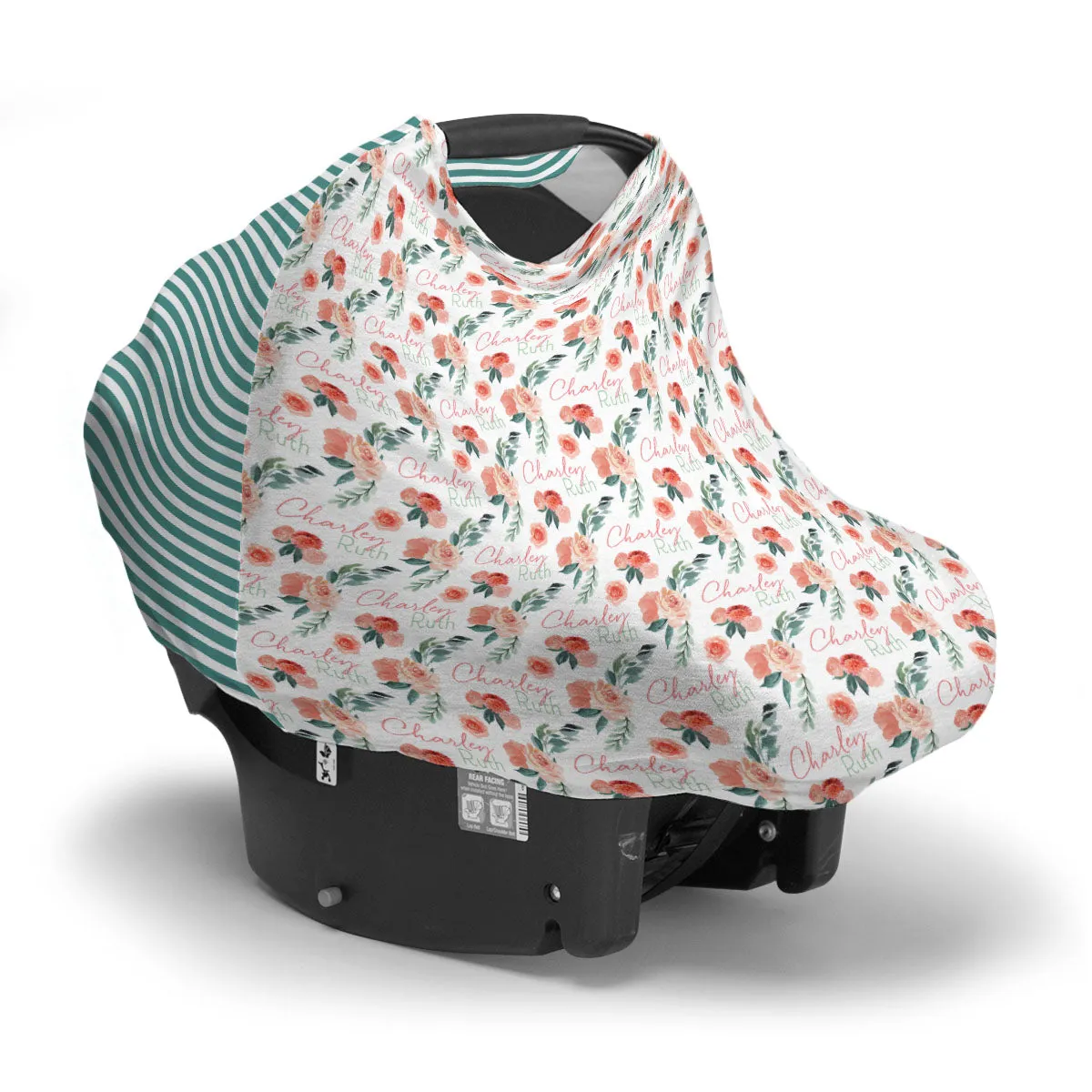Personalized Car Seat Cover | Sweet Blooms