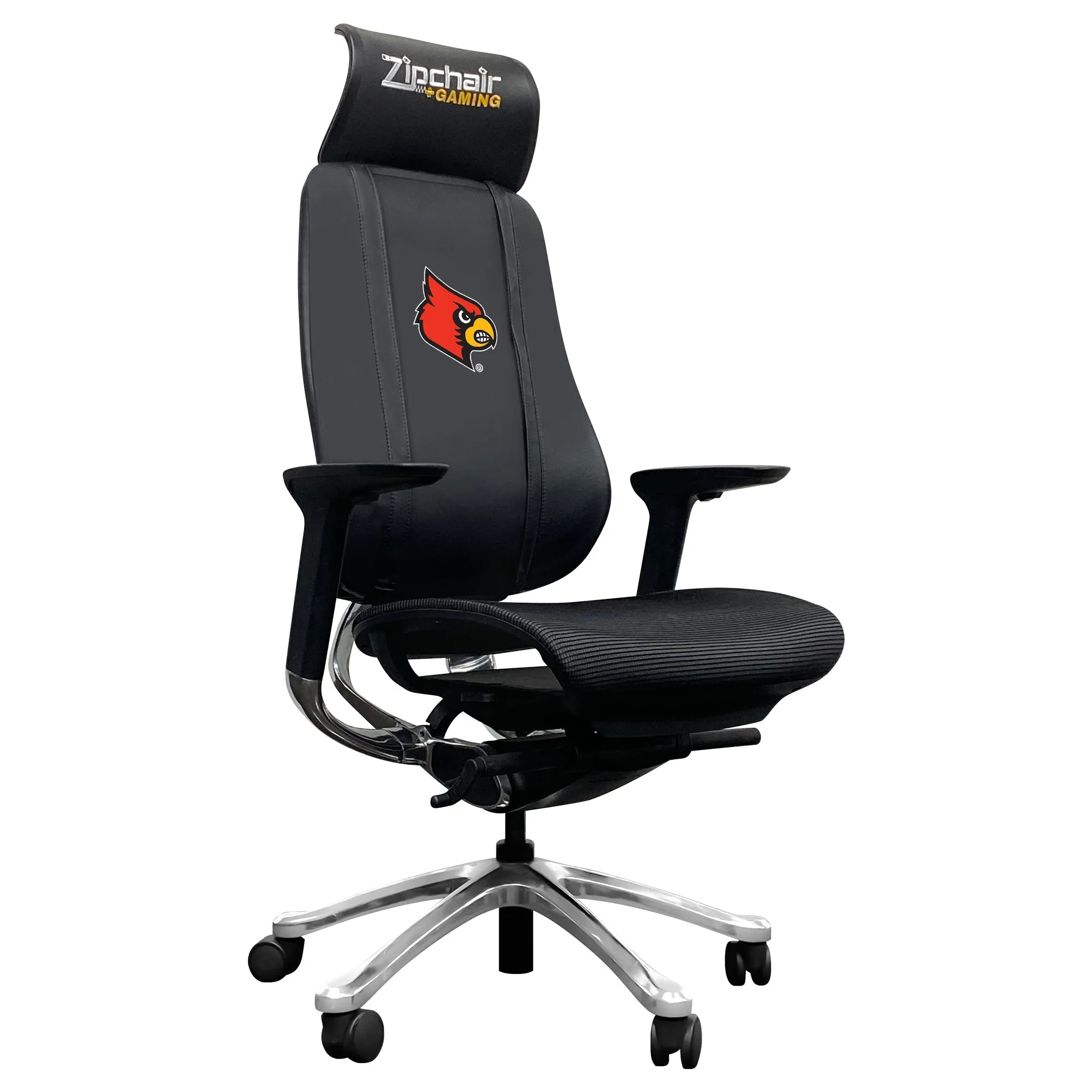PhantomX Gaming Chair with Louisville Cardinals Logo