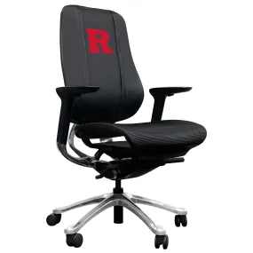 PhantomX Gaming Chair with Rutgers Scarlet Knights Logo