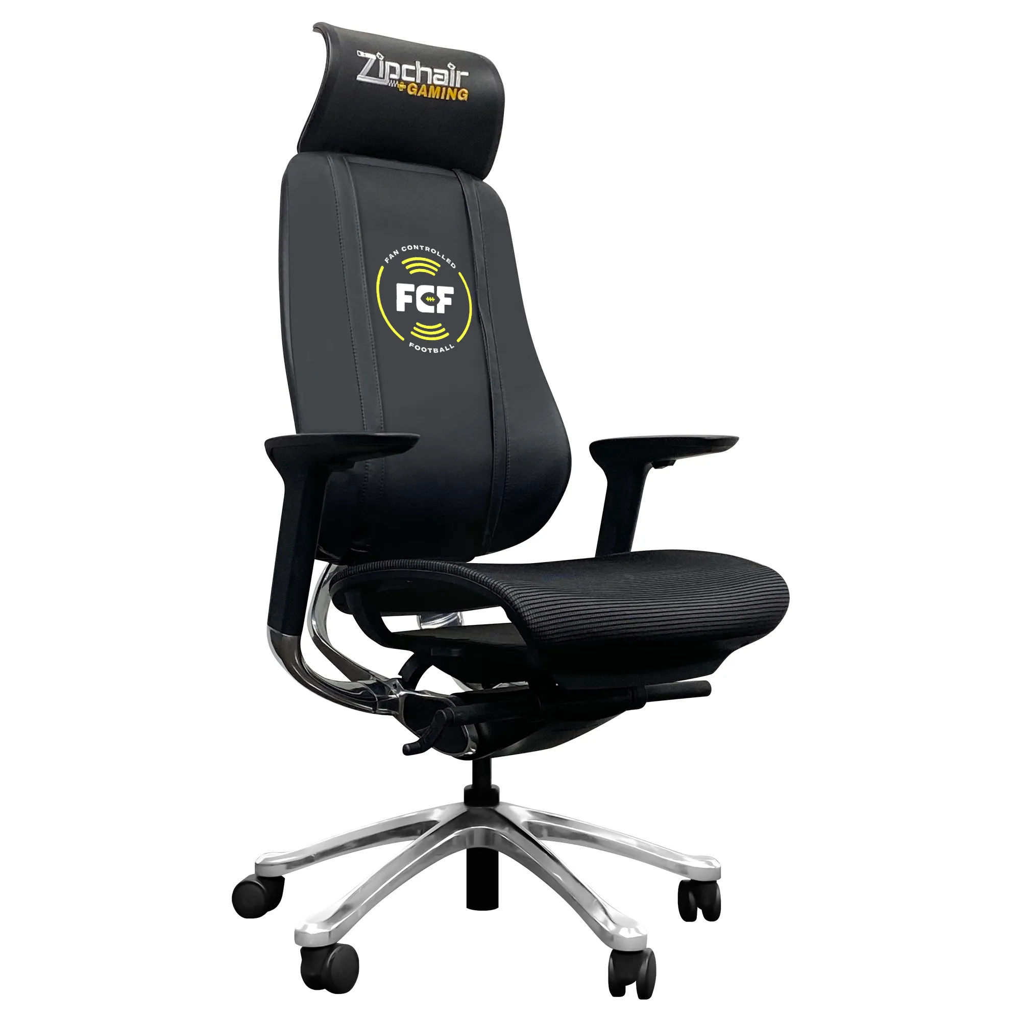 PhantomX Mesh Gaming Chair with Fan Controlled Football League Logo