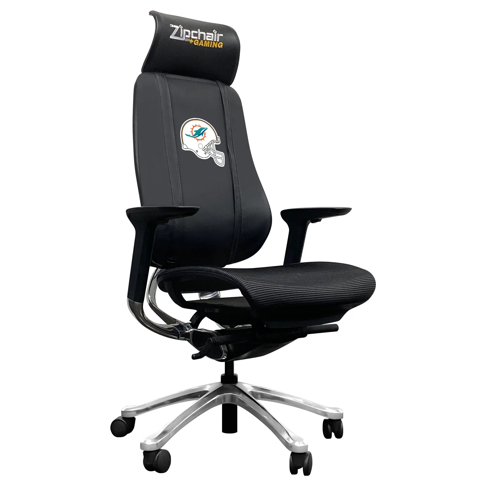 PhantomX Mesh Gaming Chair with  Miami Dolphins Helmet Logo