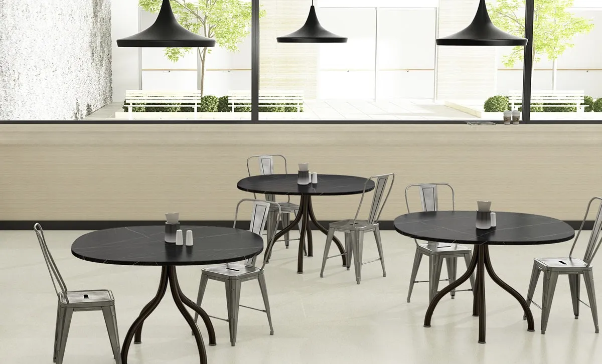 Pietra Noir - Wilsonart THINSCAPE Tables - Luster Finish