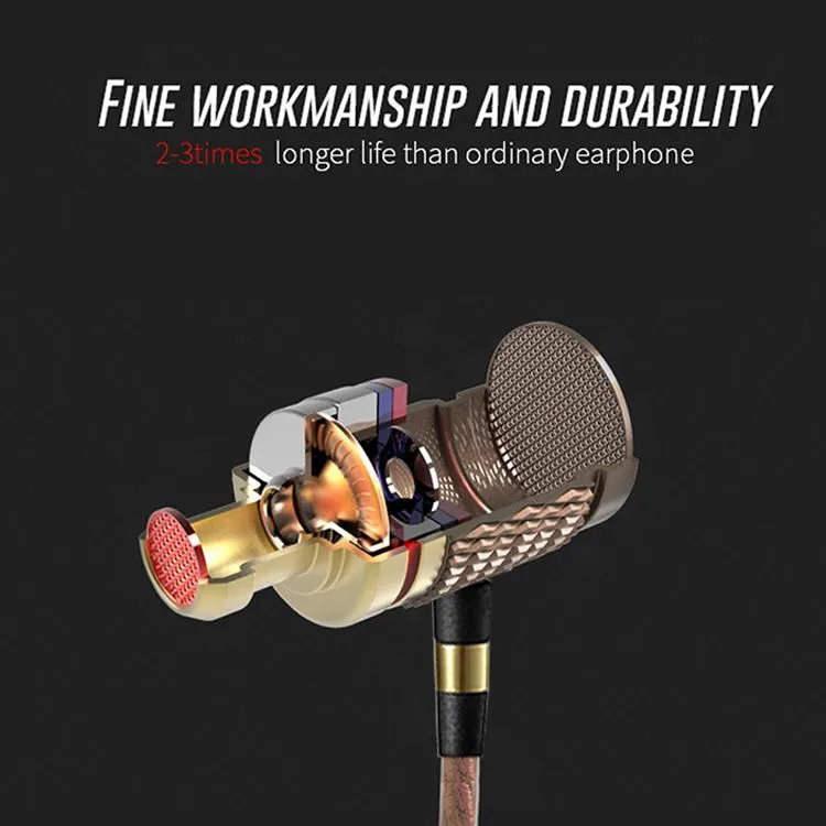 PTron Aristo In-ear Headphone with Noise Cancellation for All Smartphones (Gold)
