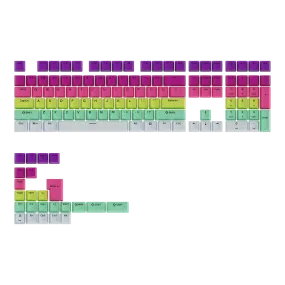 Rainbow Gradient Keycap Set (132-key)