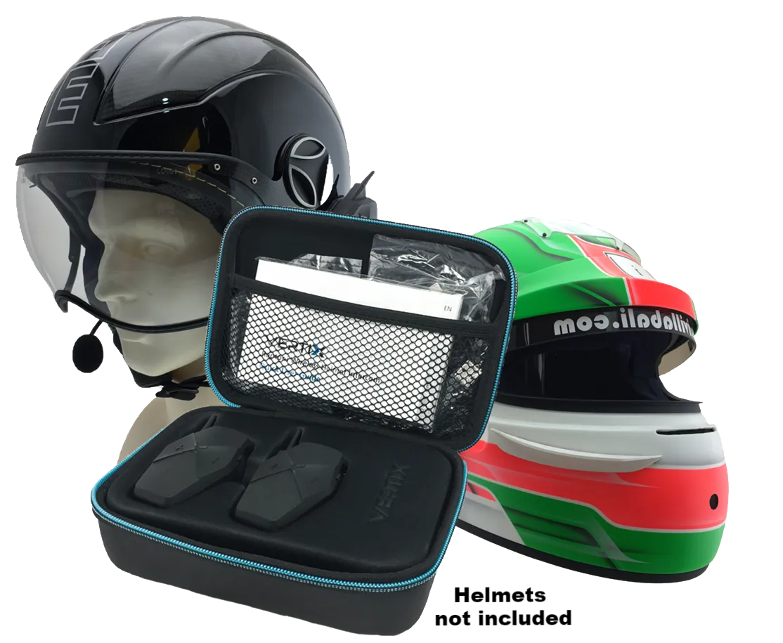 RAPTOR-i - Motorcycle Intercom (TWIN   Remote Control) in Carry Case