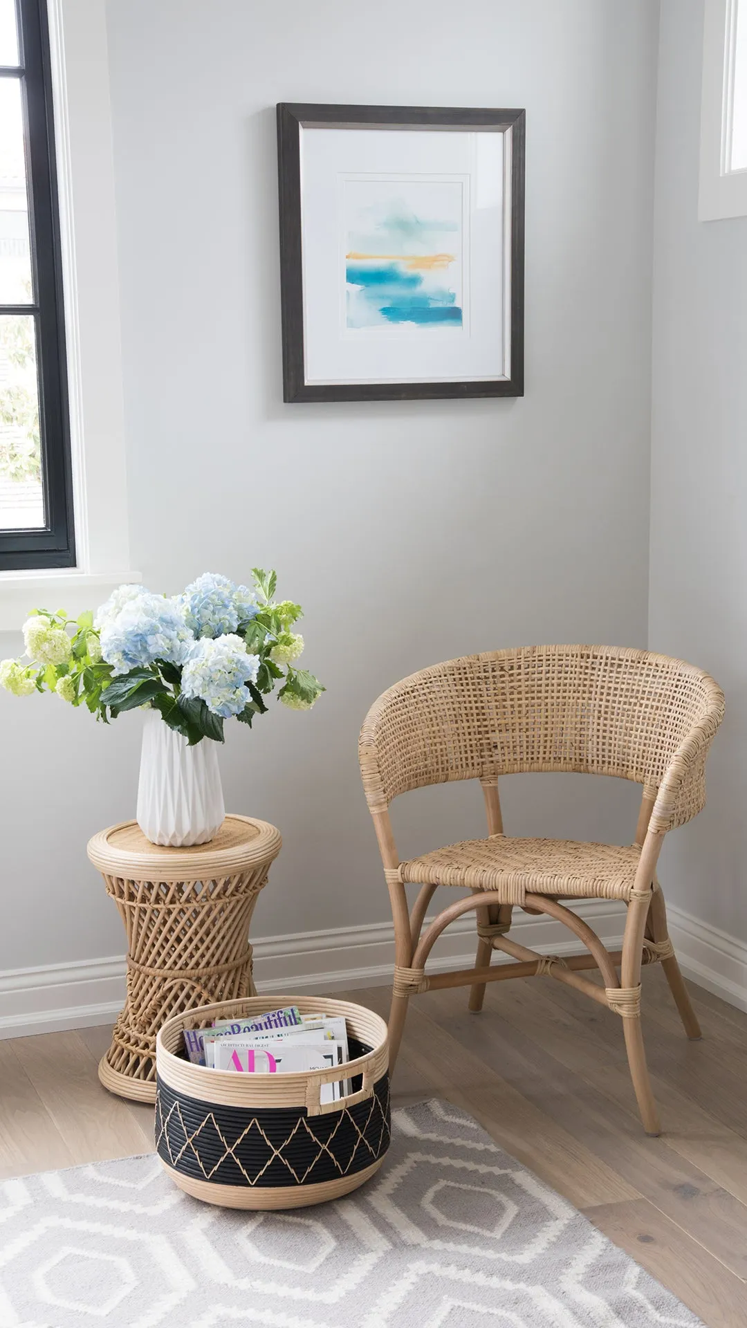 Rattan Cane Webbing Club & Dining Chair, Natural, Set of 2 Pieces