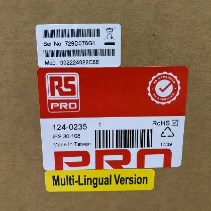 RS Pro 1.1kW 108A 0-30V 1-Output Benchtop Digital DC Power Supply 124-0235