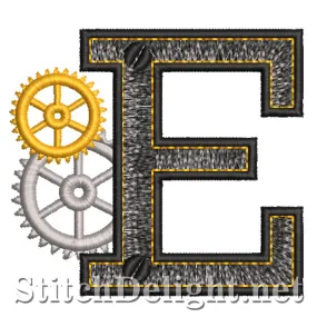 SDS1466 Steampunk Font E