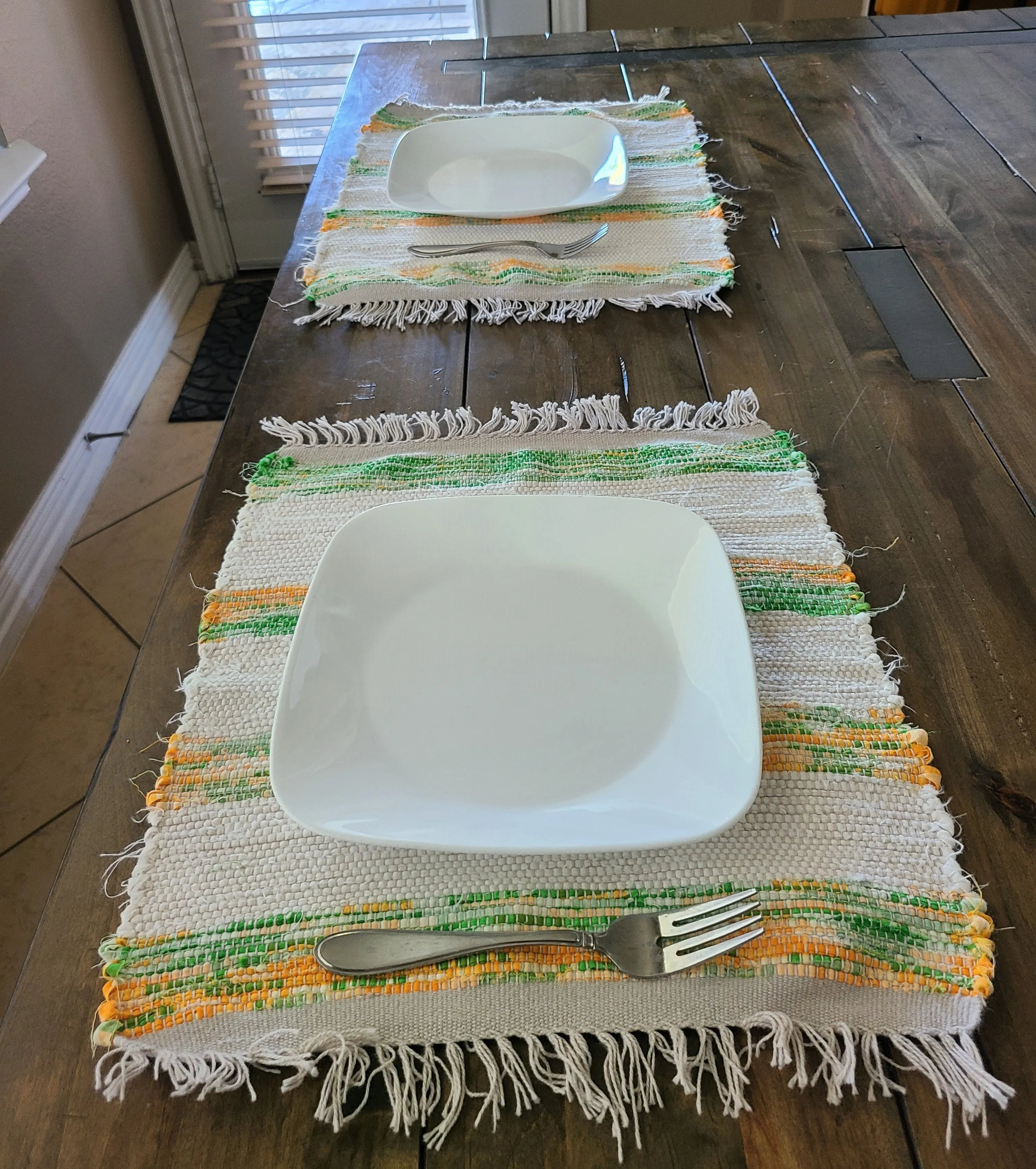 Set of Two Woven Placemats
