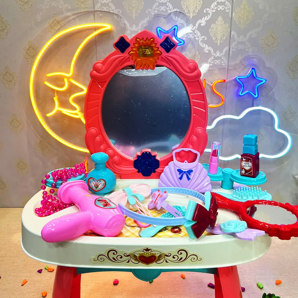 SIMULATION DRESSING TABLE & BEAUTY SET