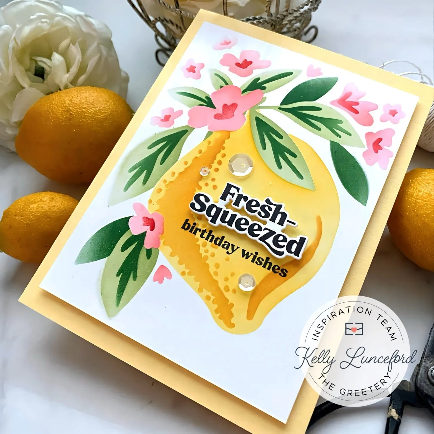 Squeeze the Day Sentiments Stamp Set