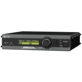 TOA WT5805AMRM1D00 64-Channels Wireless Receiver, Space Diversity with 2-Line LCD Display