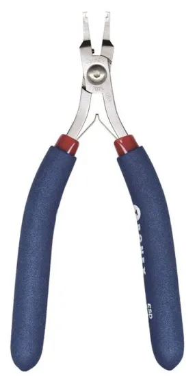 Tronex 7075 SMT Mini Very Small 50° Relieved Head Flush Carbon Steel Cutter with Long Ergonomic Handles, 5.9" OAL