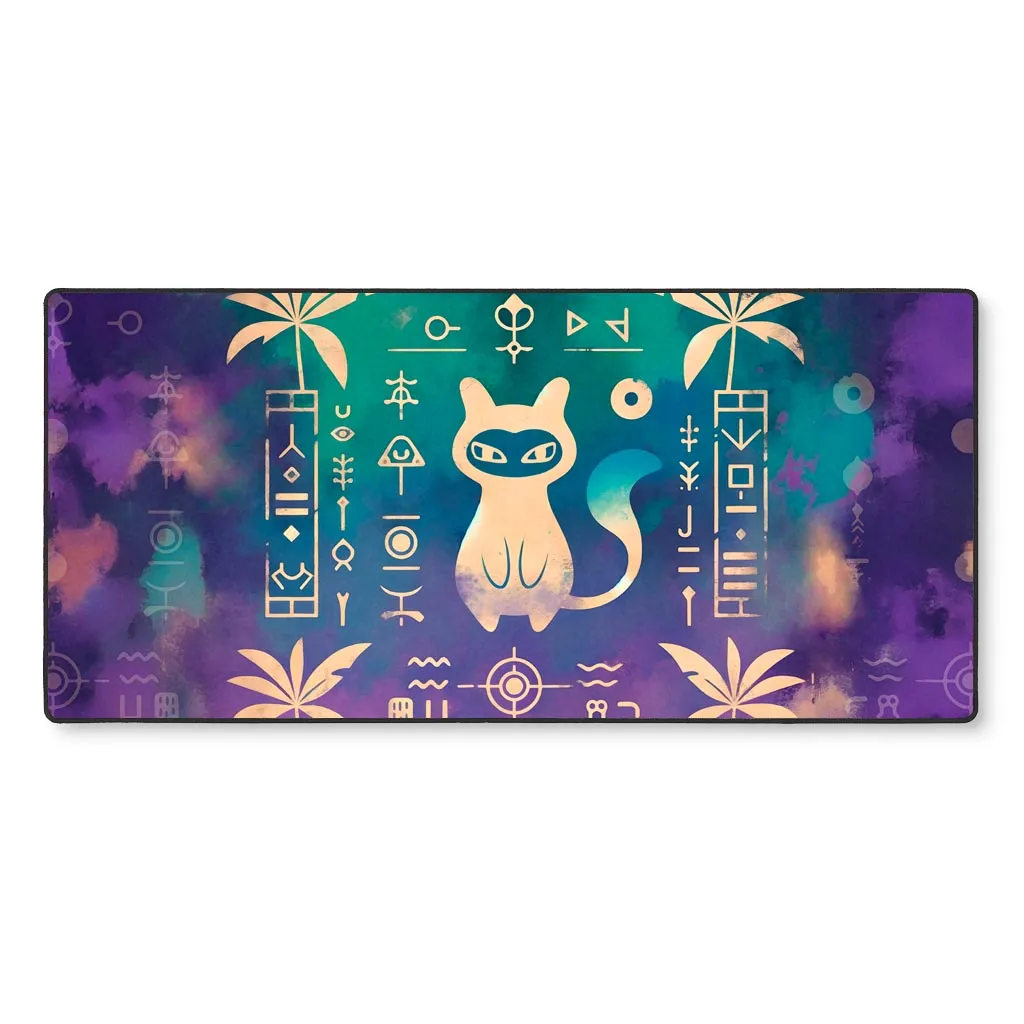 Tropical Mew Desk Mat