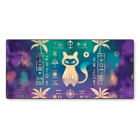 Tropical Mew Desk Mat