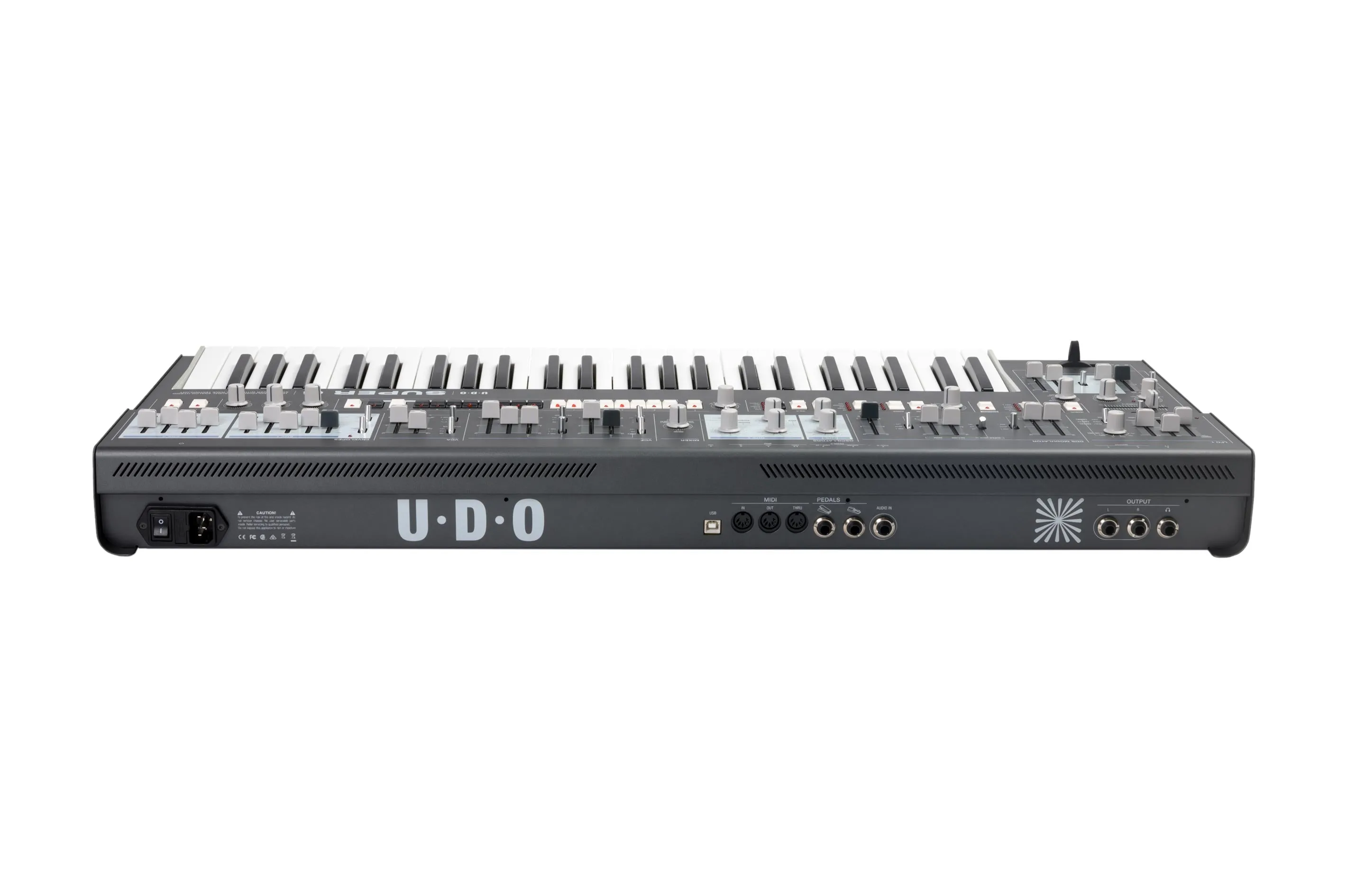 UDO Super 6 12 Voice Polyphonic Stereo-Analogue Synthesizer - Grey
