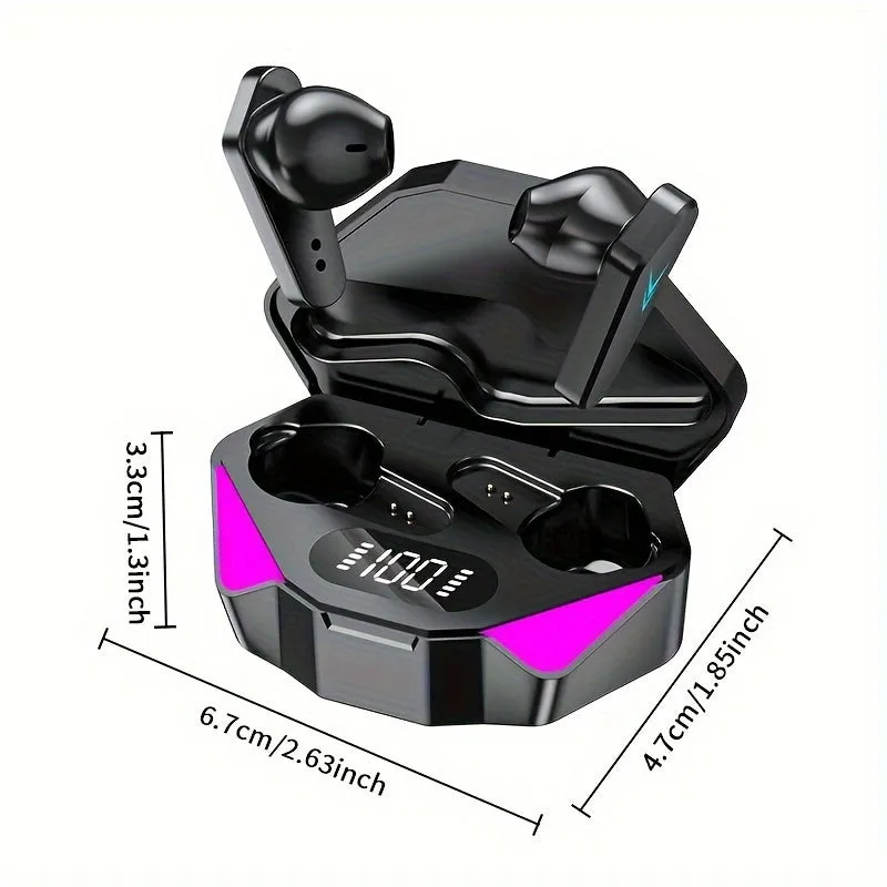 Wireless TWS Earphones Touch Control Headsets With Earphone Charging Box, For Games, Sports, Learning, Perfect Gift For Men And Women